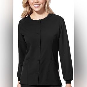 WI23 Women's
Crew Neck Warm Up Scrub Jacket (Medium)